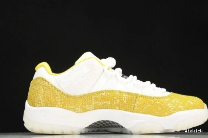 11 “Yellow Air Jordan AH7860-107 Low Snakeskin” 0901